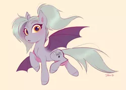 Size: 3184x2265 | Tagged: safe, artist:imalou, derpibooru import, oc, unofficial characters only, bat pony, pony, flying, image, jpeg, looking at you, solo, spread wings, wings