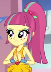 Size: 438x621 | Tagged: safe, derpibooru import, screencap, sour sweet, dance magic, equestria girls, spoiler:eqg specials, cropped, image, png, solo