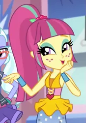 Size: 481x689 | Tagged: safe, derpibooru import, screencap, sour sweet, sugarcoat, dance magic, equestria girls, spoiler:eqg specials, cropped, image, png