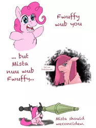 Size: 1536x2048 | Tagged: grimdark, artist:fluffsplosion, derpibooru import, pinkie pie, earth pony, fluffy pony, image, pinkamena diane pie, pinkiefluff, png, rpg-7