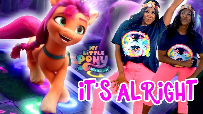 Size: 1280x720 | Tagged: safe, derpibooru import, sunny starscout, earth pony, human, pony, my little pony: a new generation, g5, image, irl, irl human, it's alright, jpeg, motsi mabuse, photo, song reference, youtube link