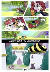 Size: 2100x3000 | Tagged: safe, artist:loryska, derpibooru import, oc, oc:clarabelle, hybrid, zony, comic:friendship grows, crying, image, png, water