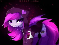 Size: 3937x3006 | Tagged: safe, artist:magnaluna, derpibooru import, oc, oc:violet moonflower, unofficial characters only, bat pony, pony, bat pony oc, bat wings, image, jpeg, wings