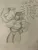 Size: 768x1024 | Tagged: suggestive, artist:nokozeze, derpibooru import, wallflower blush, amazon blush, hyper, hyper muscle, image, jpeg, muscles