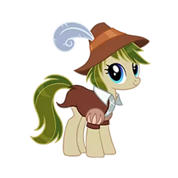 Size: 256x256 | Tagged: safe, derpibooru import, official, smart cookie, pony, clothes, feather, female, g4, gameloft, hat, icon, image, mare, png, shirt, simple background, solo, transparent background, video game