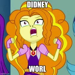 Size: 500x500 | Tagged: safe, derpibooru import, screencap, adagio dazzle, aria blaze, sonata dusk, equestria girls, canterlot high, caption, crying, didney worl, faic, image, jpeg, offscreen character, open mouth, text, the dazzlings