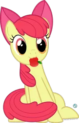 Size: 1400x2164 | Tagged: safe, artist:arifproject, derpibooru import, apple bloom, earth pony, pony, :3, adorabloom, apple, cute, female, filly, food, image, png, simple background, solo, transparent background, vector