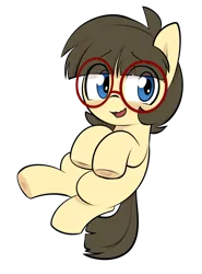 Size: 1101x1491 | Tagged: safe, artist:shinodage, oc, oc:sphee, unofficial characters only, earth pony, pony, colt, glasses, image, male, png, rule 63, simple background, solo, transparent background