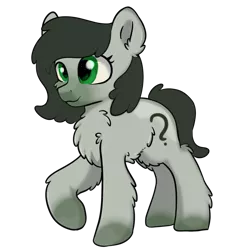 Size: 2000x2000 | Tagged: safe, artist:dumbwoofer, edit, oc, oc:anonfilly, oc:rolling stone, unofficial characters only, pony, taiga pony, chest fluff, coat markings, cute, ear fluff, ears, female, filly, fluffy, image, png, race swap, raised hoof, raised leg, simple background, socks (coat marking), solo, species swap, transparent background