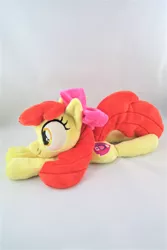 Size: 2730x4096 | Tagged: safe, artist:kazzysplush, derpibooru import, apple bloom, earth pony, pony, apple bloom's bow, bow, female, filly, hair bow, image, irl, jpeg, photo, plushie, solo