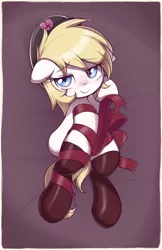 Size: 1730x2670 | Tagged: suggestive, artist:pestil, ponybooru import, oc, oc:aryanne, unofficial characters only, earth pony, pony, female, filly, foal, hat, image, nazi, png, soc, solo, swastika, younger