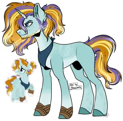 Size: 1981x1951 | Tagged: safe, artist:beamybutt, derpibooru import, oc, unofficial characters only, pony, unicorn, base used, colored hooves, duo, horn, image, looking back, looking up, male, neckerchief, png, simple background, smiling, stallion, transparent background, unicorn oc