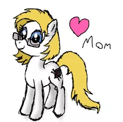 Size: 1059x1053 | Tagged: safe, artist:dhm, derpibooru import, oc, unofficial characters only, pony, glasses, image, mom, png, smiling, solo