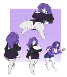 Size: 1713x1975 | Tagged: suggestive, artist:bigdad, derpibooru import, rarity, human, satyr, ass, big breasts, black panties, breasts, busty rarity, butt, cleavage, clothes, dress, female, fire ruby, gem, hand on hip, horn, horned humanization, huge breasts, humanized, image, jpeg, no pupils, panties, pony colored satyr, rearity, ruby, shorts, socks, solo, solo female, stockings, thigh highs, thighs, thunder thighs, underwear, wide hips