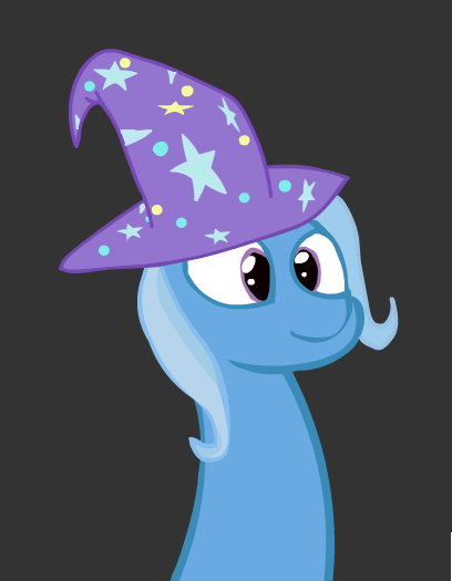 Size: 408x525 | Tagged: safe, artist:arstarkir, derpibooru import, trixie, pony, unicorn, image, png, smiling, solo