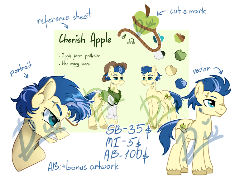 Size: 1778x1386 | Tagged: safe, artist:lambydwight, derpibooru import, oc, oc:cherish apple, earth pony, pony, adoptable, image, png