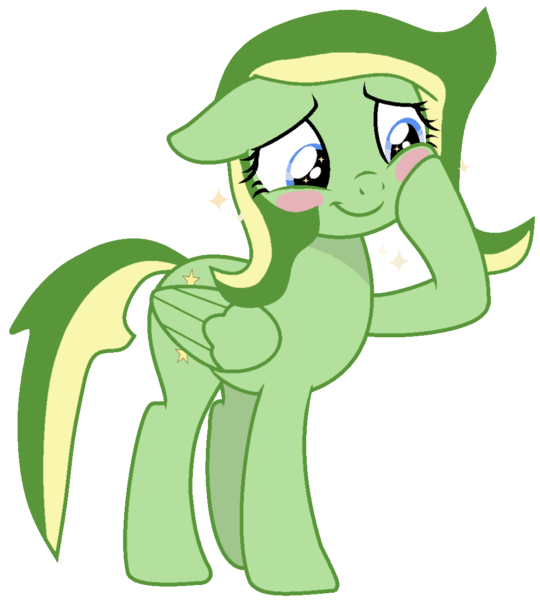 Size: 1044x1160 | Tagged: safe, artist:didgereethebrony, artist:klewgcg, derpibooru import, oc, oc:boomerang beauty, pegasus, pony, base used, blushing, cute, cutie mark, image, png, simple background, solo, trace, transparent background