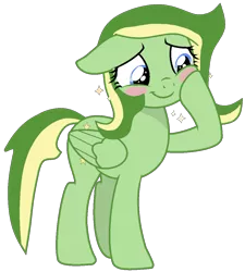Size: 1044x1160 | Tagged: safe, artist:didgereethebrony, artist:klewgcg, derpibooru import, oc, oc:boomerang beauty, pegasus, pony, base used, blushing, cute, cutie mark, image, png, simple background, solo, trace, transparent background