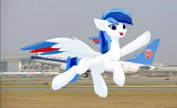 Size: 1256x768 | Tagged: safe, artist:lywings, derpibooru import, oc, oc:lywings, unofficial characters only, airport, china, china southern airlines, image, plane, png