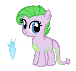 Size: 289x269 | Tagged: safe, artist:caecii, derpibooru import, oc, unofficial characters only, dracony, hybrid, pony, base used, cutie mark, female, filly, foal, image, interspecies offspring, offspring, parent:rarity, parent:spike, parents:sparity, png, simple background, smiling, solo, transparent background