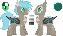 Size: 4096x2400 | Tagged: safe, artist:ponkus, derpibooru import, oc, oc:white phosphor, bat pony, pony, image, male, png, reference sheet, solo, stallion