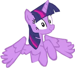 Size: 1280x1176 | Tagged: safe, artist:benpictures1, derpibooru import, twilight sparkle, twilight sparkle (alicorn), alicorn, pony, ail-icorn, spoiler:interseason shorts, cute, female, image, inkscape, mare, png, scrunchy face, simple background, solo, spread wings, transparent background, twiabetes, vector, wings