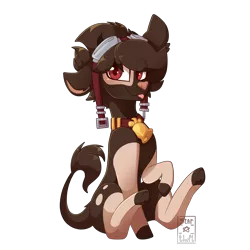 Size: 2448x2448 | Tagged: safe, artist:star-theft, derpibooru import, oc, oc:ring'a'belle, cow, cow pony, image, male, png, simple background, solo, transparent background