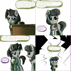 Size: 1982x1983 | Tagged: safe, artist:esuka, derpibooru import, arpeggio, octavia melody, earth pony, pony, ask-canterlot-musicians, comic, female, image, male, mare, png, stallion