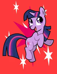 Size: 1280x1657 | Tagged: safe, artist:sirtreasurehunter, derpibooru import, twilight sparkle, pony, unicorn, cutie mark background, female, image, jpeg, mare, open mouth, open smile, smiling, solo, unicorn twilight