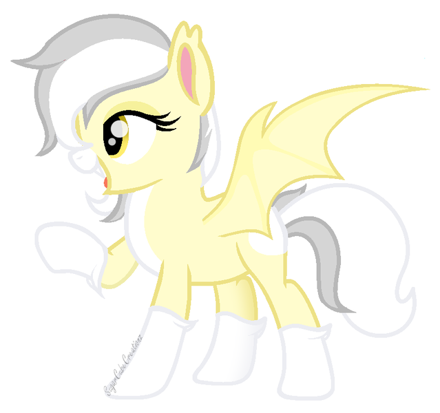 Size: 848x796 | Tagged: safe, artist:sugarcubecreationz, derpibooru import, oc, oc:fiery heart, bat pony, pony, base used, female, image, mare, png, simple background, solo, white background