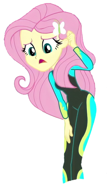 Size: 780x1342 | Tagged: safe, derpibooru import, edit, edited screencap, screencap, fluttershy, equestria girls, equestria girls series, too hot to handle, background removed, clothes, female, image, not a vector, png, simple background, solo, swimsuit, transparent background, wetsuit