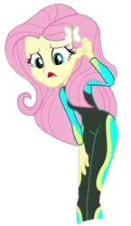 Size: 780x1342 | Tagged: safe, derpibooru import, edit, edited screencap, screencap, fluttershy, equestria girls, equestria girls series, too hot to handle, background removed, clothes, female, image, not a vector, png, simple background, solo, swimsuit, transparent background, wetsuit