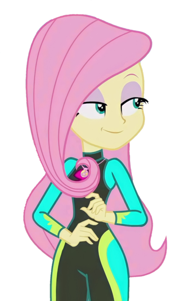 Size: 1214x2017 | Tagged: safe, derpibooru import, edit, edited screencap, screencap, fluttershy, equestria girls, equestria girls series, too hot to handle, background removed, clothes, dreamworks face, female, image, lidded eyes, not a vector, png, simple background, smug, smugshy, solo, swimsuit, transparent background, wetsuit