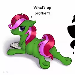 Size: 2048x2048 | Tagged: safe, artist:safizejaart, derpibooru import, oc, oc:plum virgin sentry, oc:void virgin sparkles, pony, unicorn, brother and sister, female, filly, foal, image, in love, jpeg, male, reading, sibling love, siblings, simple background