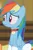 Size: 1500x2280 | Tagged: suggestive, anonymous editor, edit, edited screencap, screencap, pegasus, pony, blushing, clothes, clothes edit, collar, embarrassed, female, image, mare, png, socks, solo, stockings, sweat, thigh highs