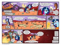 Size: 1600x1200 | Tagged: safe, artist:flash equestria photography, derpibooru import, oc, oc:pixel dust, oc:pluto planitia, alien, camera, clothes, comic, image, png, scarf, science fiction, spaceship