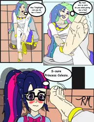 Size: 3150x4089 | Tagged: suggestive, derpibooru import, human, equestria girls, anklet, blushing, clothes, dress, feet, fetish, foot fetish, foot focus, image, jewelry, jpeg, looking at you, sari, sole, soles, solo, woman