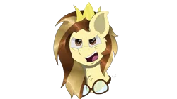 Size: 5120x2880 | Tagged: safe, artist:engi, derpibooru import, oc, oc:princewhateverer, unofficial characters only, pegasus, pony, chest fluff, crown, determined, digital art, goggles, image, jewelry, musician, pegasus oc, png, regalia, simple background, tongue out, transparent background, wings, yelling