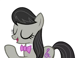 Size: 970x720 | Tagged: safe, derpibooru import, edit, edited screencap, screencap, octavia melody, earth pony, pony, a horse shoe-in, season 9, spoiler:s09, background removed, eyes closed, female, image, mare, not a vector, png, simple background, solo, transparent background