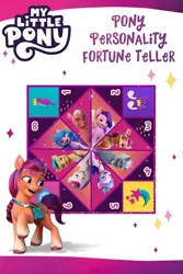 Size: 736x1103 | Tagged: safe, derpibooru import, official, alphabittle (g5), hitch trailblazer, izzy moonbow, pipp petals, queen haven, sprout cloverleaf, sunny starscout, zipp storm, earth pony, pegasus, pony, unicorn, g5, my little pony: a new generation, 3d, cutie mark, game, image, jpeg, pinterest, square