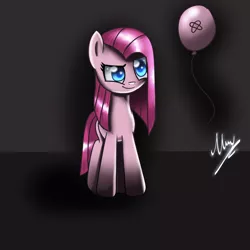 Size: 2300x2300 | Tagged: safe, artist:opal_radiance, derpibooru import, pinkie pie, earth pony, pony, 2020, dreamworks face, female, image, mare, pinkamena diane pie, png, signature, smiling, solo