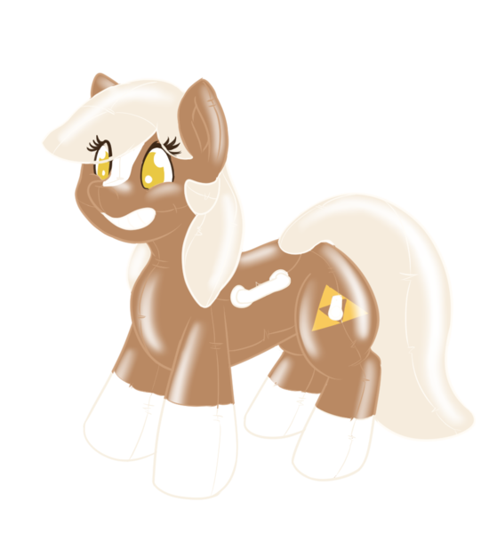 Size: 934x1003 | Tagged: safe, artist:darnelg, derpibooru import, inflatable pony, pooltoy pony, derpibooru community collaboration, 2022 community collab, blaze (coat marking), coat markings, epona, facial markings, handles, image, inflatable, png, socks (coat marking), the legend of zelda