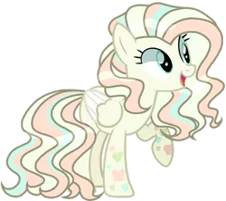 Size: 1280x1135 | Tagged: safe, artist:dayspring-dawnyt, derpibooru import, oc, pegasus, pony, female, image, magical lesbian spawn, mare, offspring, parent:fluttershy, parent:vapor trail, parents:vaporshy, png, simple background, solo, transparent background