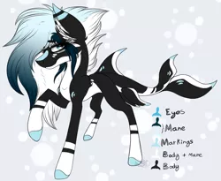 Size: 3529x2897 | Tagged: safe, artist:beamybutt, derpibooru import, oc, unofficial characters only, orca, orca pony, original species, colored hooves, ear fluff, image, png, raised hoof, reference sheet, smiling