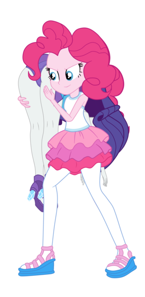 Size: 1613x3315 | Tagged: suggestive, alternate version, artist:gmaplay, derpibooru import, pinkie pie, rarity, equestria girls, equestria girls series, holidays unwrapped, spoiler:eqg series (season 2), butt, butt touch, fireman carry, hand on butt, hand on hip, image, marshmelodrama, o come all ye squashful, ots carry, over the shoulder, png, rarara, rarity being rarity, rarity peplum dress, rearity, solo, vector