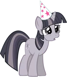 Size: 2508x2892 | Tagged: safe, artist:dawnmistpony, artist:wardex101, derpibooru import, edit, twilight sparkle, pony, unicorn, confused, discorded, discorded twilight, female, high res, image, mare, png, sad, simple background, solo, transparent background, unicorn twilight, vector