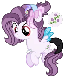 Size: 1140x1294 | Tagged: safe, artist:xxlightning-chaserxx, derpibooru import, oc, oc:rosemary, hybrid, pony, female, filly, foal, image, offspring, parent:button mash, parent:sweetie belle, parents:sweetiemash, png, simple background, solo, transparent background