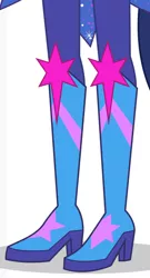 Size: 528x979 | Tagged: safe, derpibooru import, screencap, sci-twi, twilight sparkle, twilight sparkle (alicorn), alicorn, equestria girls, boots, clothes, crystal guardian, high heel boots, image, jpeg, legs, pictures of legs, shoes