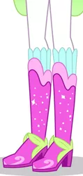 Size: 509x1068 | Tagged: safe, derpibooru import, screencap, fluttershy, equestria girls, boots, clothes, crystal guardian, high heel boots, image, jpeg, legs, pictures of legs, shoes