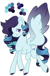 Size: 1080x1632 | Tagged: safe, artist:ninjagobrony287, derpibooru import, oc, oc:shining colors, unofficial characters only, pegasus, pony, color palette, female, image, magical lesbian spawn, mare, offspring, parent:coloratura, parent:rainbow dash, png, simple background, smiling, solo, spread wings, transparent background, wings